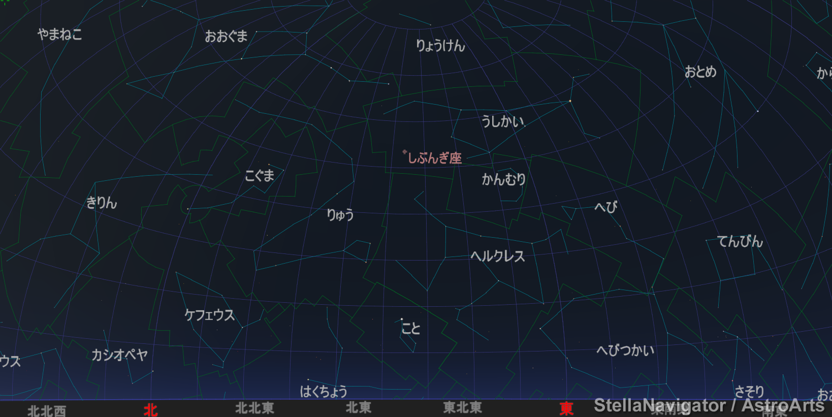 2026年しぶんぎ座流星群ピークの夜空